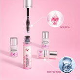 Eyelashes Lift Kit Components - 8-piece set with nourishing solution